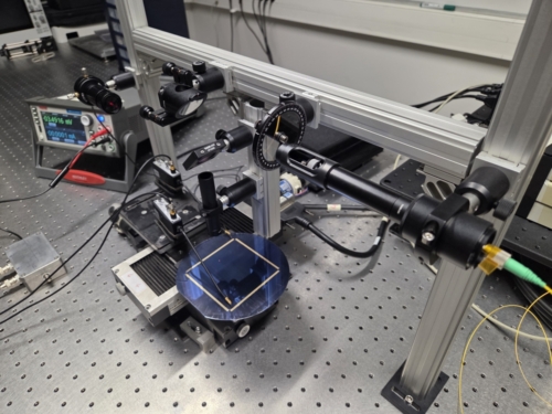 Optoelectronic test bench